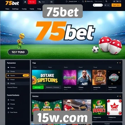 Navegabilidade do site 75bet é fácil e intuitiva