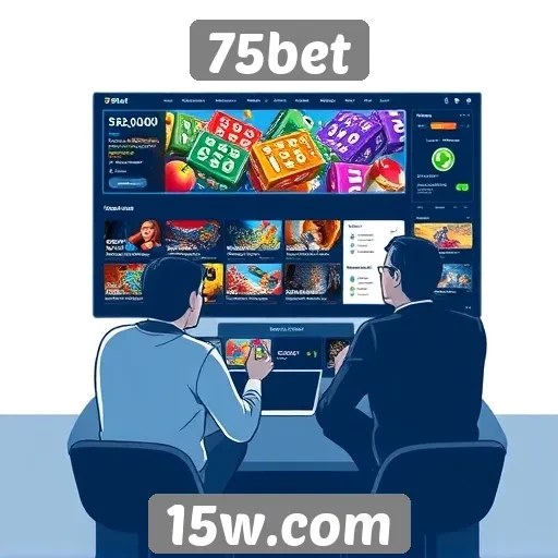 Análise da experiência do usuário no site 75bet